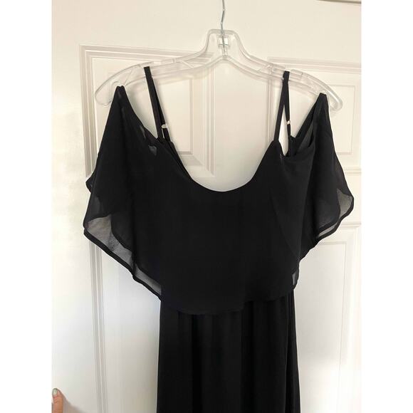 Show Me Your MuMu Maxi Wedding Formal Dress Gown Black Size XXS NEW - Picture 7 of 11